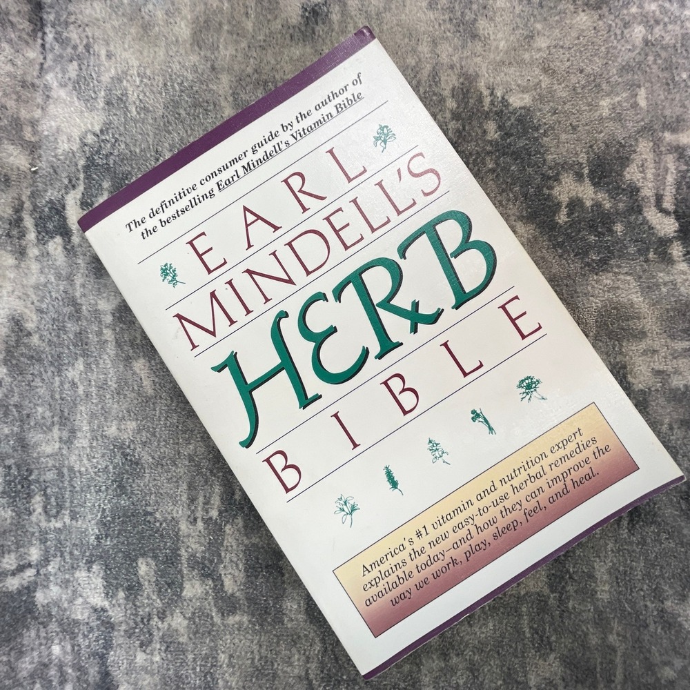 Earl Mindell's Herb Bible Definitive Consumer Guide Herbal Remedies Health